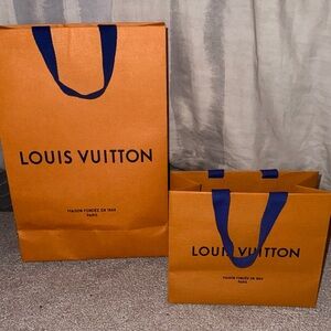 Louis Vuitton Orange Shopping Bags
